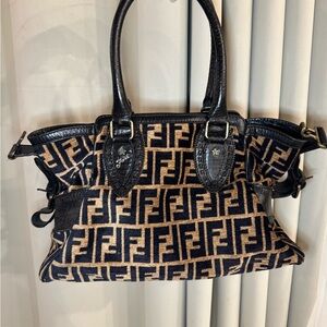 Fendi Zucca Du Jour Velvet bag